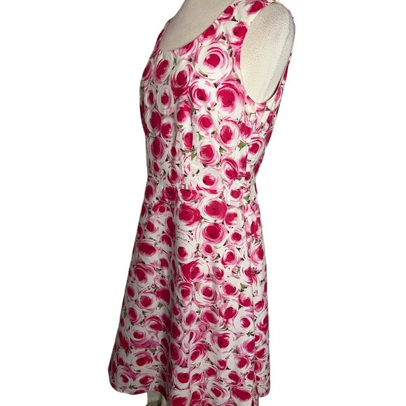 Maggie, London Fit N Flare Dress Size 12 Midi Party Barbie Feminine Y2K - Picture 2 of 10